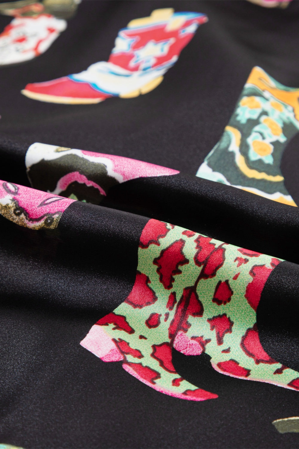 Printed Button Up Short Sleeve Top and Shorts Lounge Set - ThingsWeUseAndLove