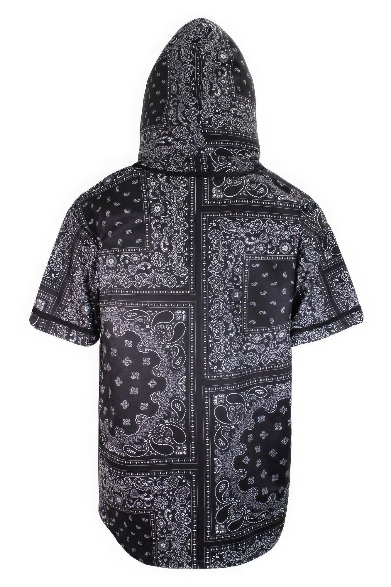 Hooded Bandana Baseball Jersey - ThingsWeUseAndLove