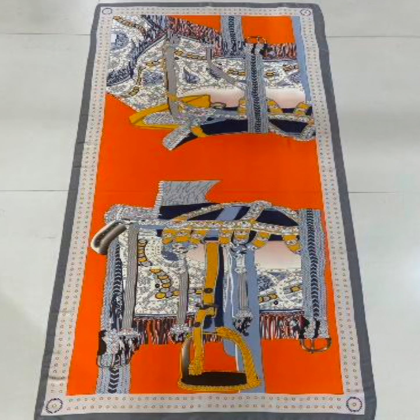 Multi Print Silky Scarf And Shawl - ThingsWeUseAndLove