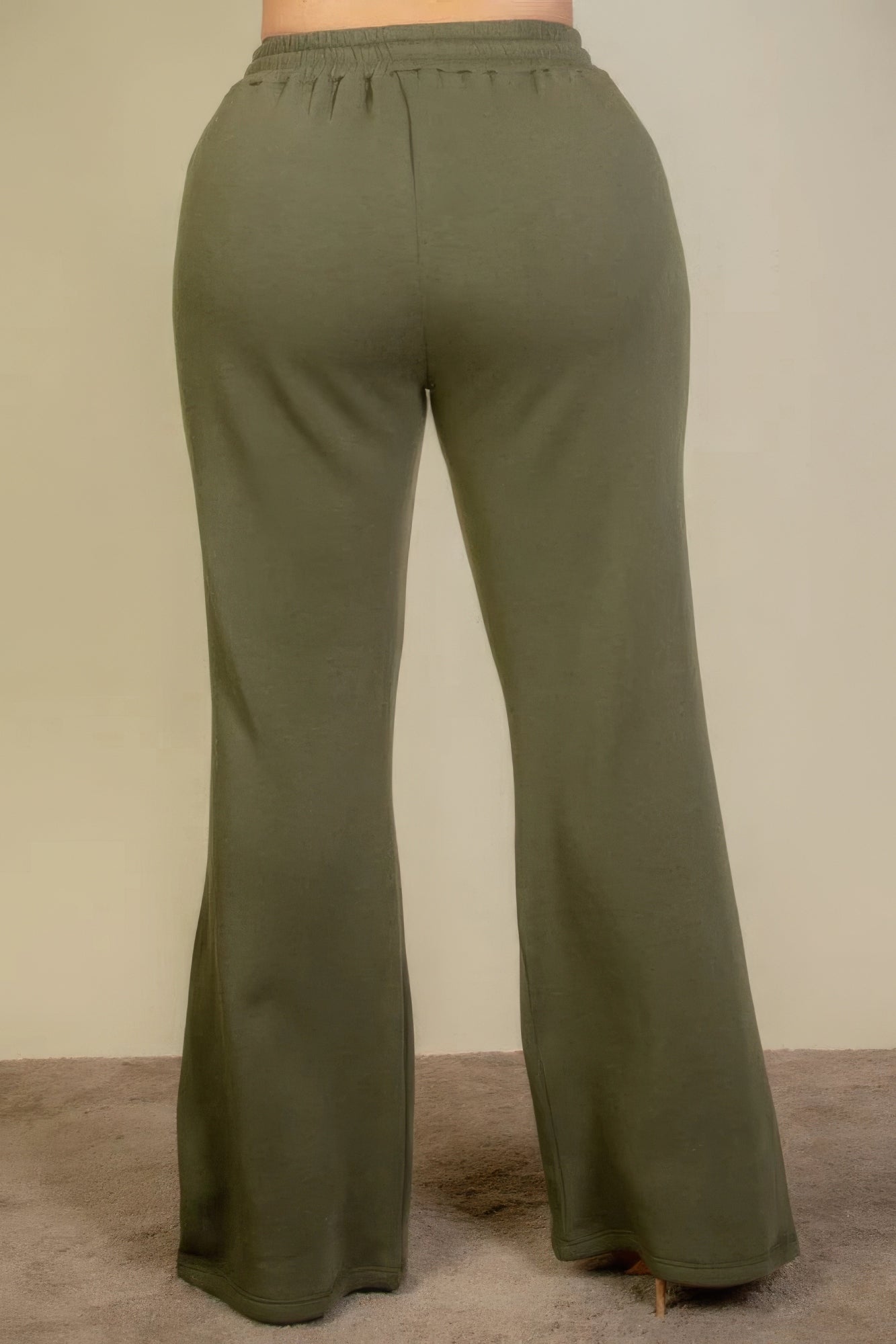 Plus Size Drawstring Waist Slant Pocket Sweatpants - ThingsWeUseAndLove