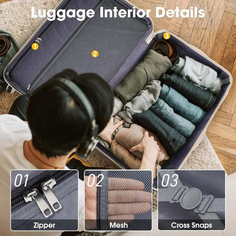 Premium ABS - Travel with Confidence Using Our Premium Carry-On Luggage - ThingsWeUseAndLove