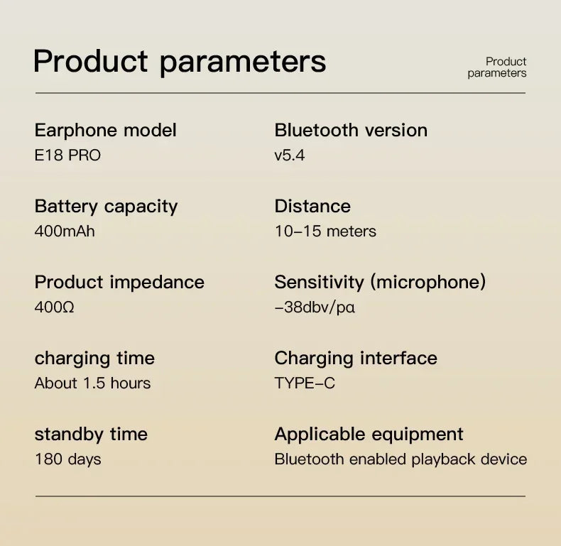 Bluetooth 5.4 Wireless Earbuds Touch Screen Control Active Noise Reduction Headphone with Built-in Mic Short Stylish Earphones - ThingsWeUseAndLove