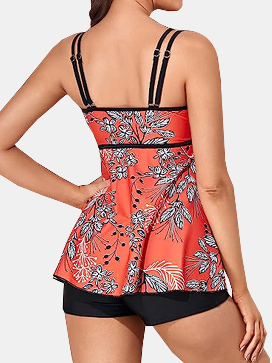 Printed Scoop Neck Two-Piece Swim Set - ThingsWeUseAndLove