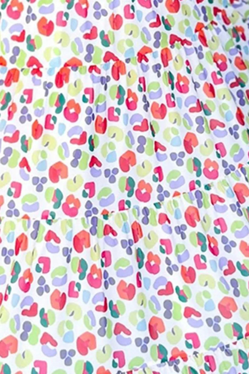 Printed Elastic Waist Skirt - ThingsWeUseAndLove