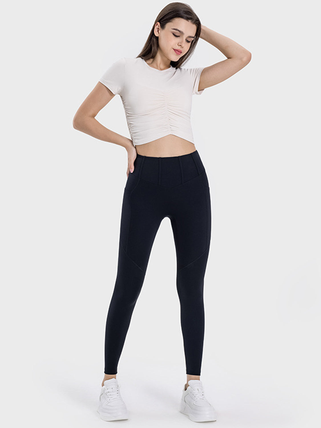 Jill High Waist Pocketed Active Leggings - ThingsWeUseAndLove 