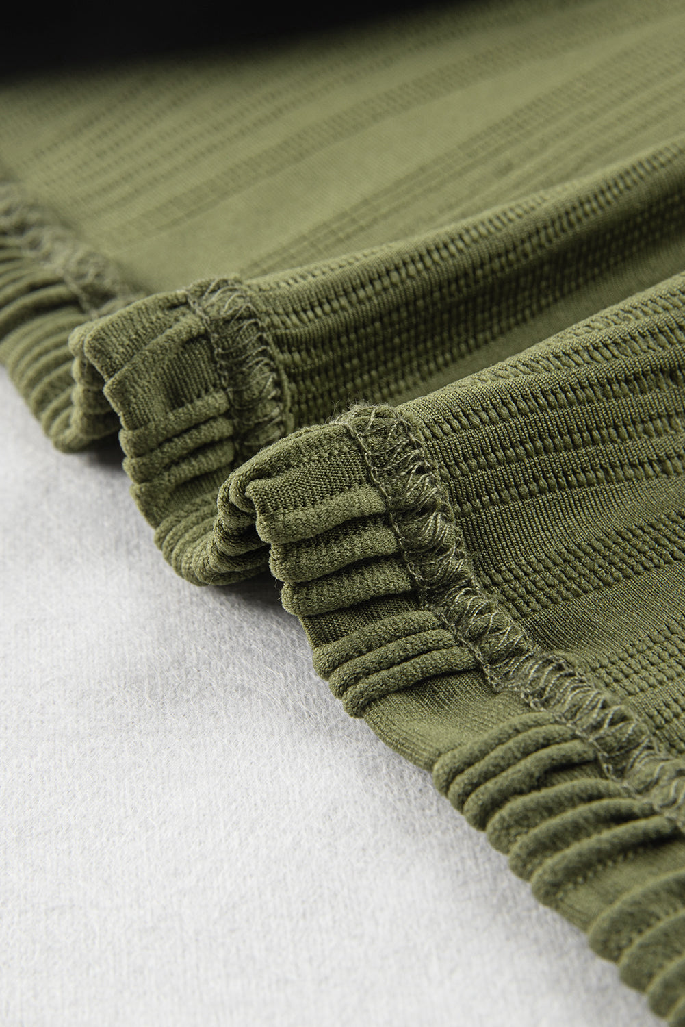 Wavy Textured Cap Sleeve Top - ThingsWeUseAndLove 