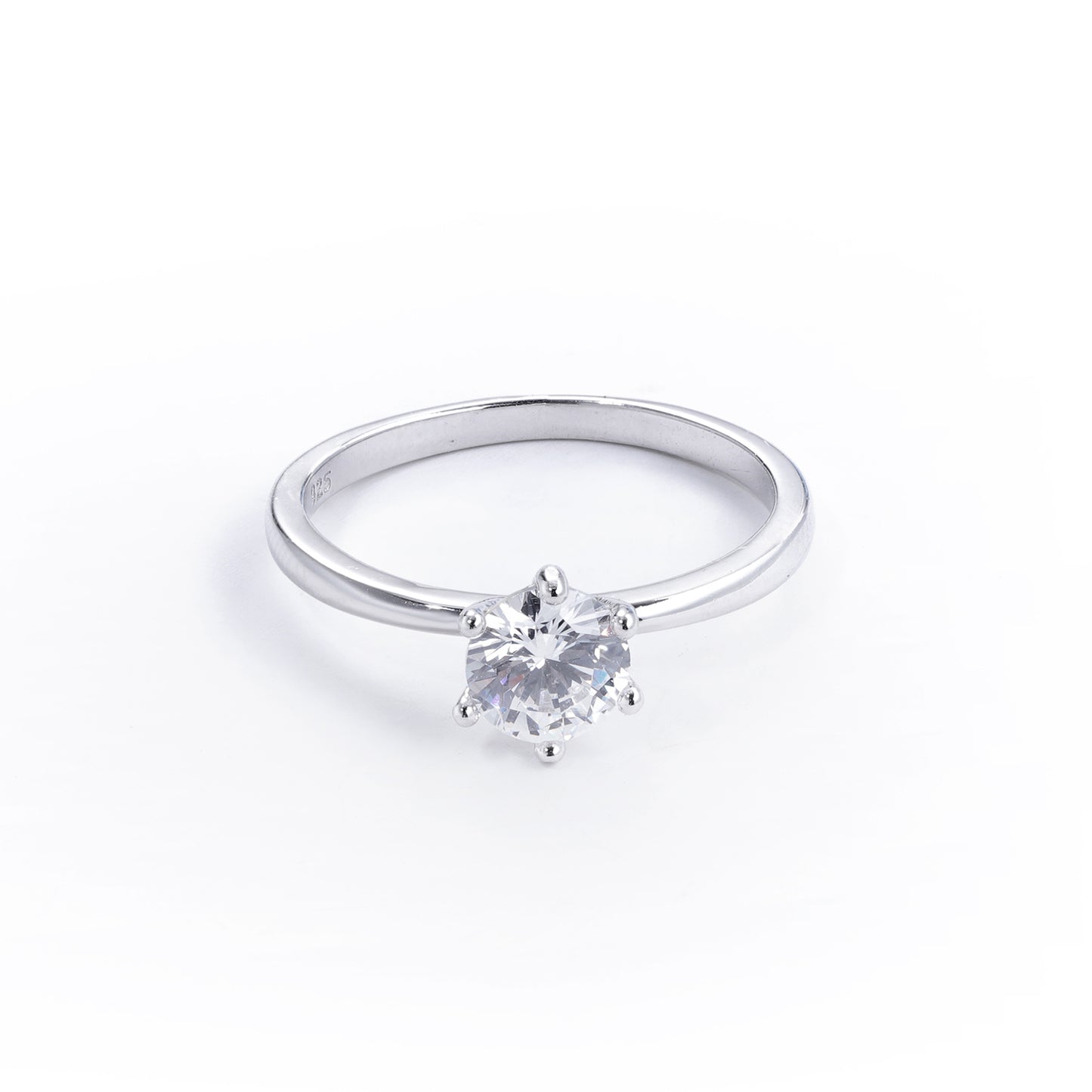 2 Piece Zircon 925 Sterling Silver Ring - ThingsWeUseAndLove 