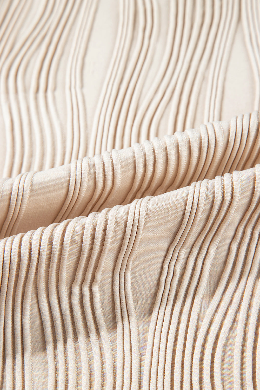 Textured Solid Color Drop Shoulder Pullover Top - ThingsWeUseAndLove 