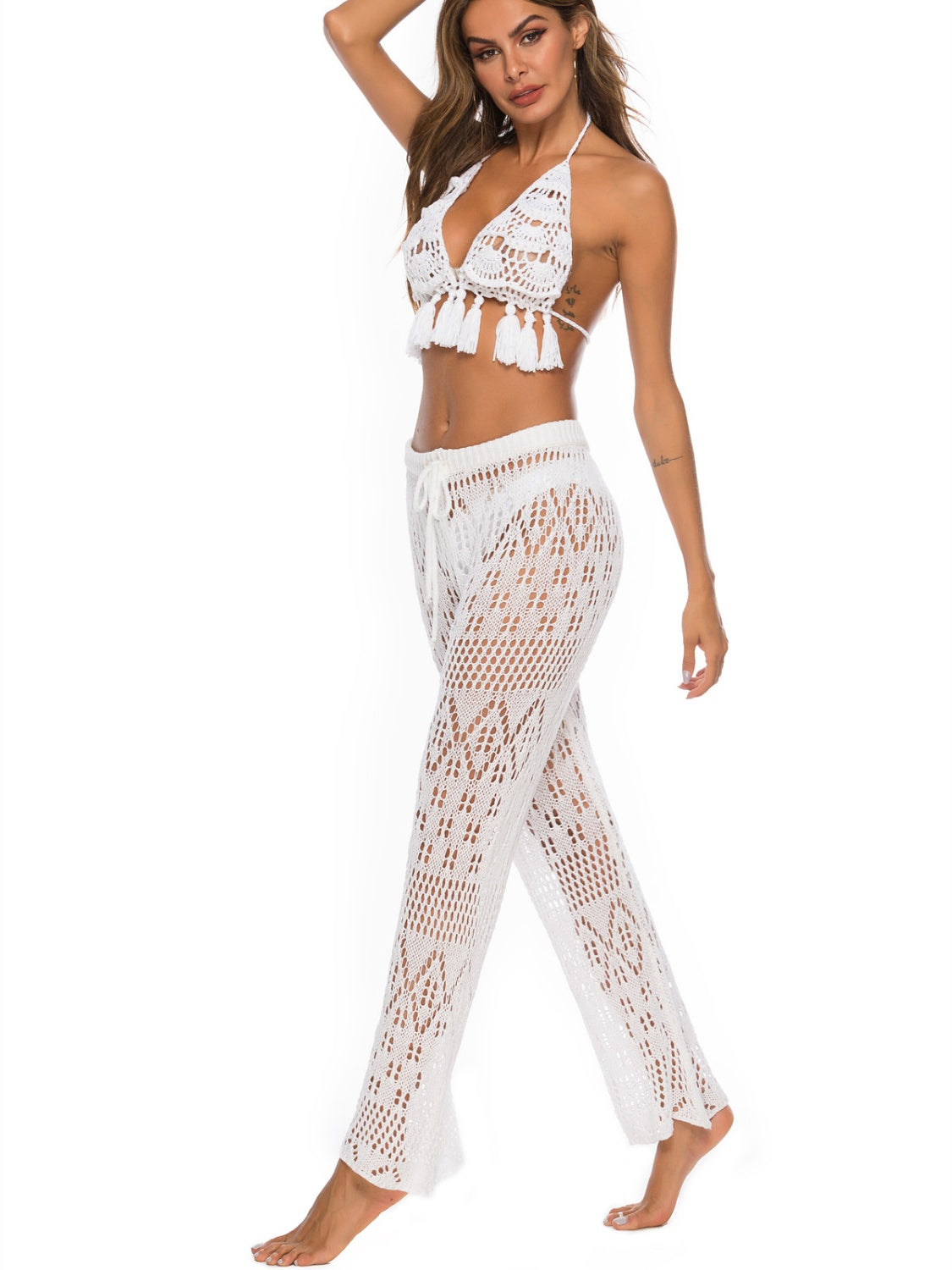 Emmy Cutout Straight Swim Pants - ThingsWeUseAndLove 