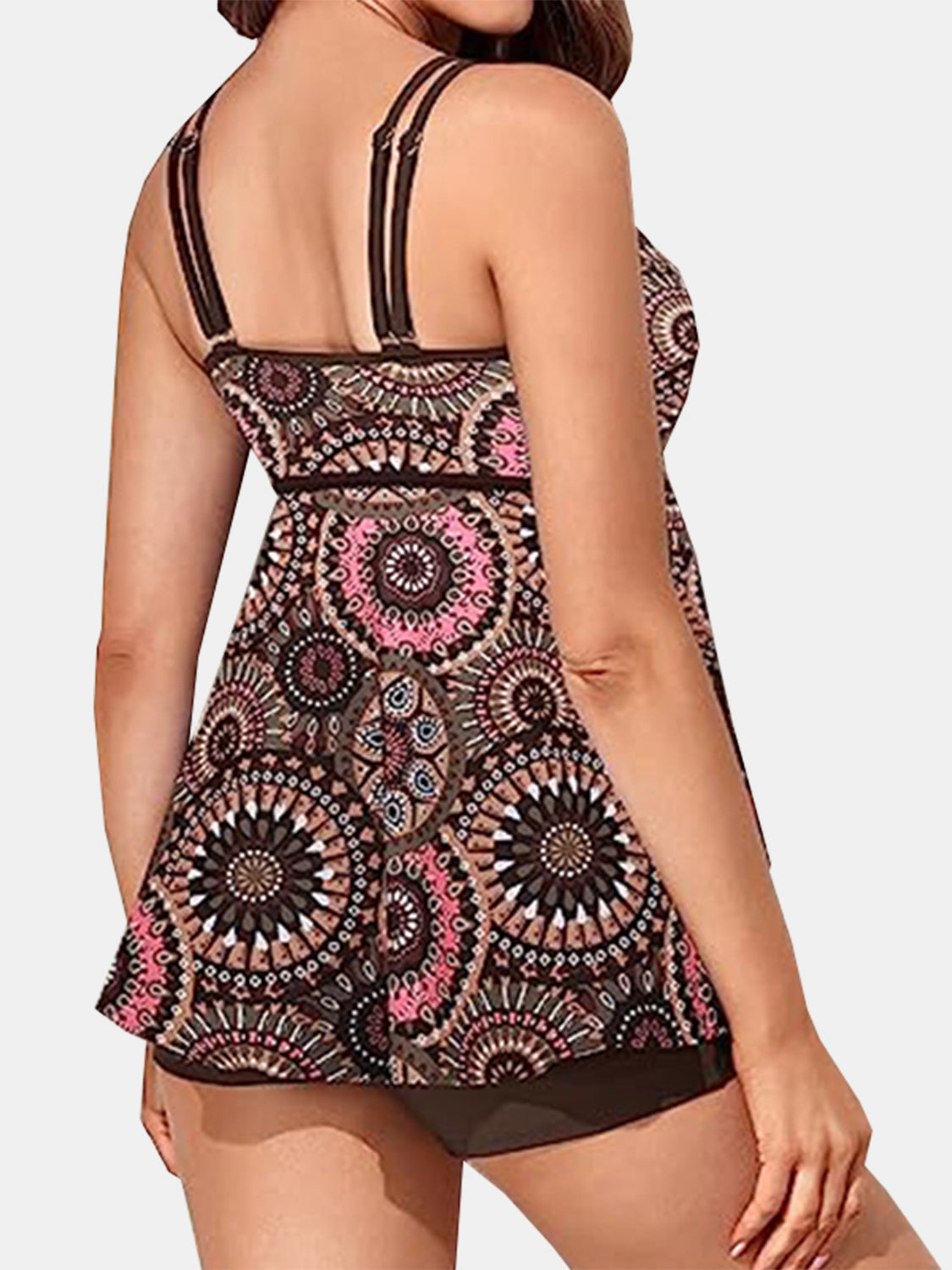 Printed Scoop Neck Two-Piece Swim Set - ThingsWeUseAndLove 