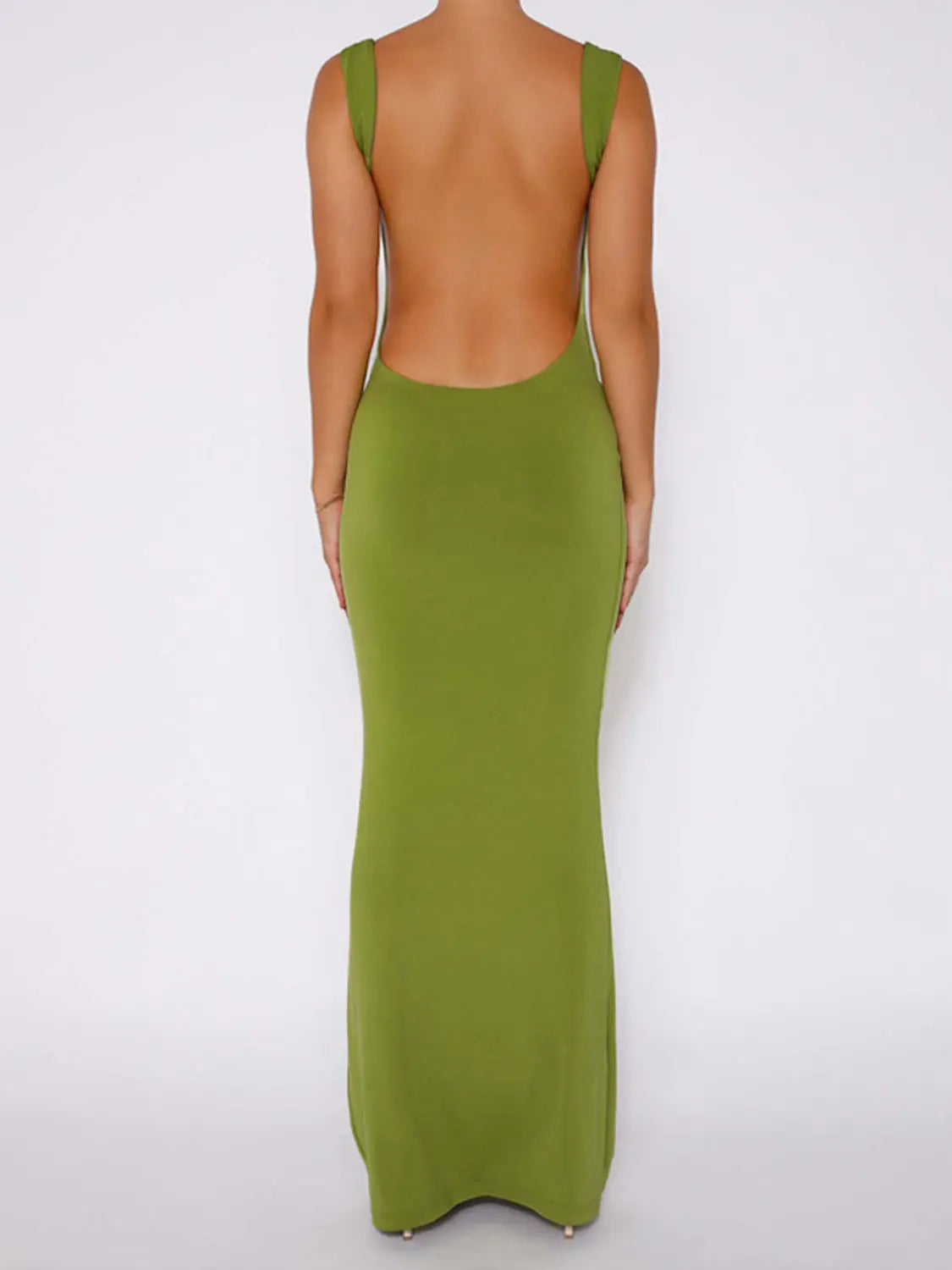 Brielle Backless Wide Strap Maxi Dress - ThingsWeUseAndLove 