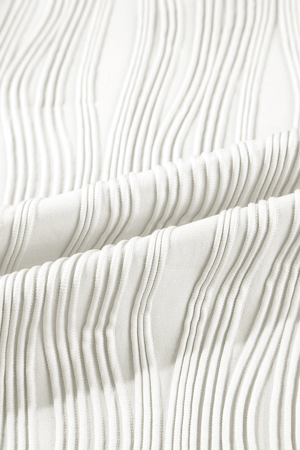 Textured Solid Color Drop Shoulder Pullover Top - ThingsWeUseAndLove 