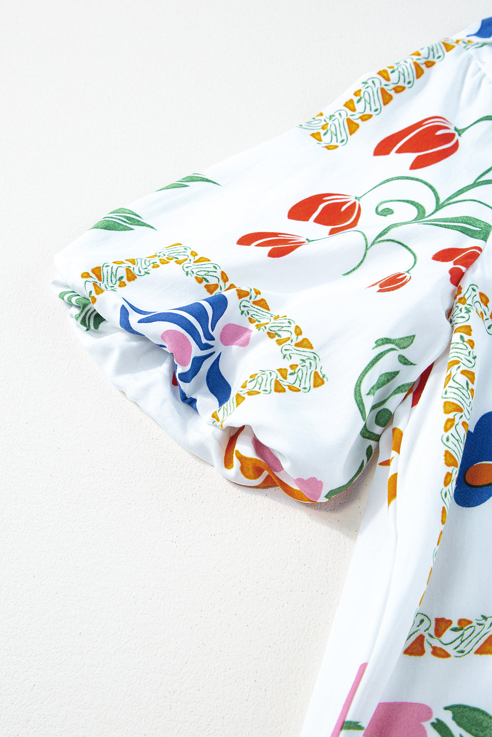 Tiffany Pocketed Printed Half Sleeve Romper - ThingsWeUseAndLove 