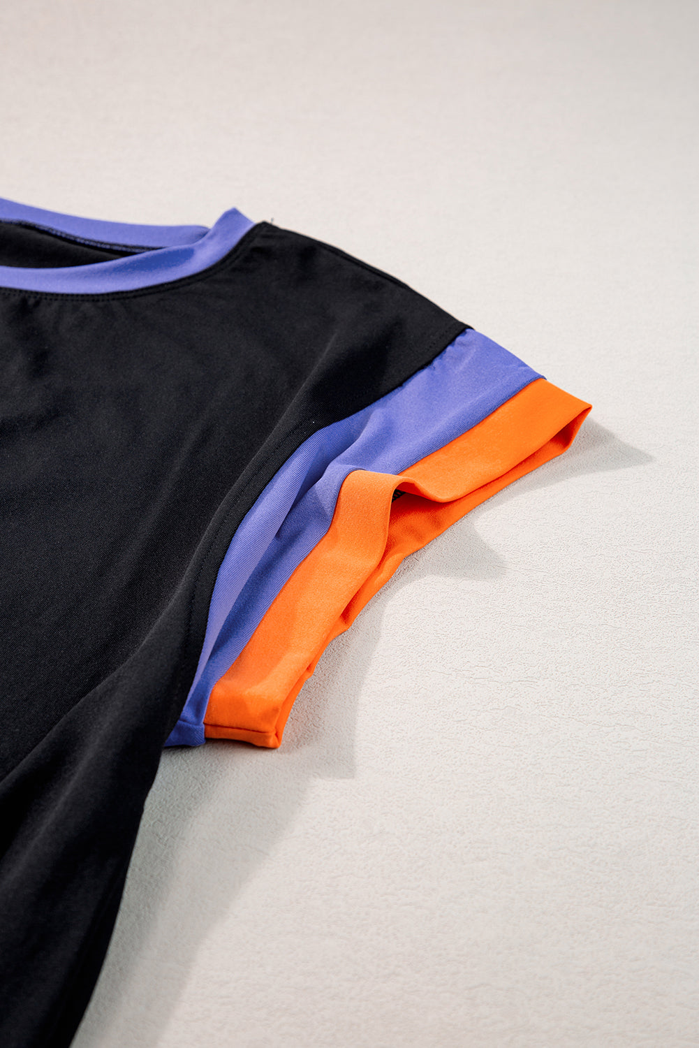 Chestnut Color Block Detail Casual Two-piece Outfit - ThingsWeUseAndLove 