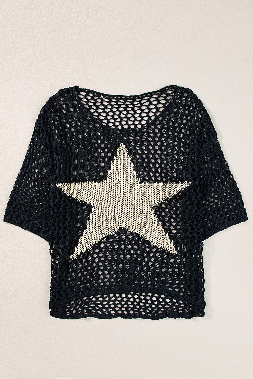 Superstar Boat Neck Knit Top - ThingsWeUseAndLove 