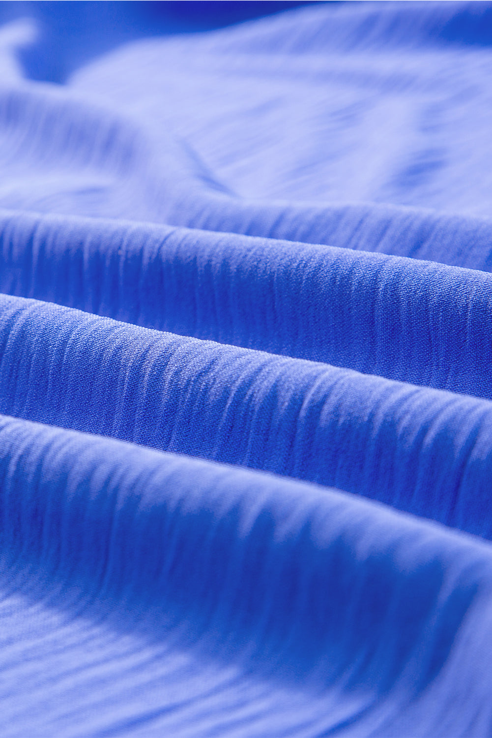 Smocked Cuffs Crinkled Collared Dolman Top - ThingsWeUseAndLove 