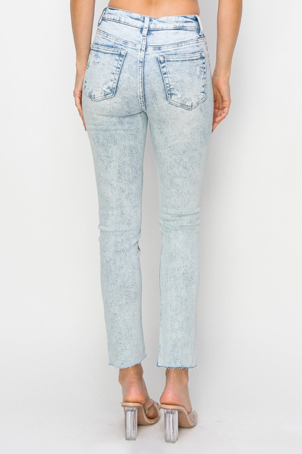 High Rise Distressed Skinny Jeans - ThingsWeUseAndLove 