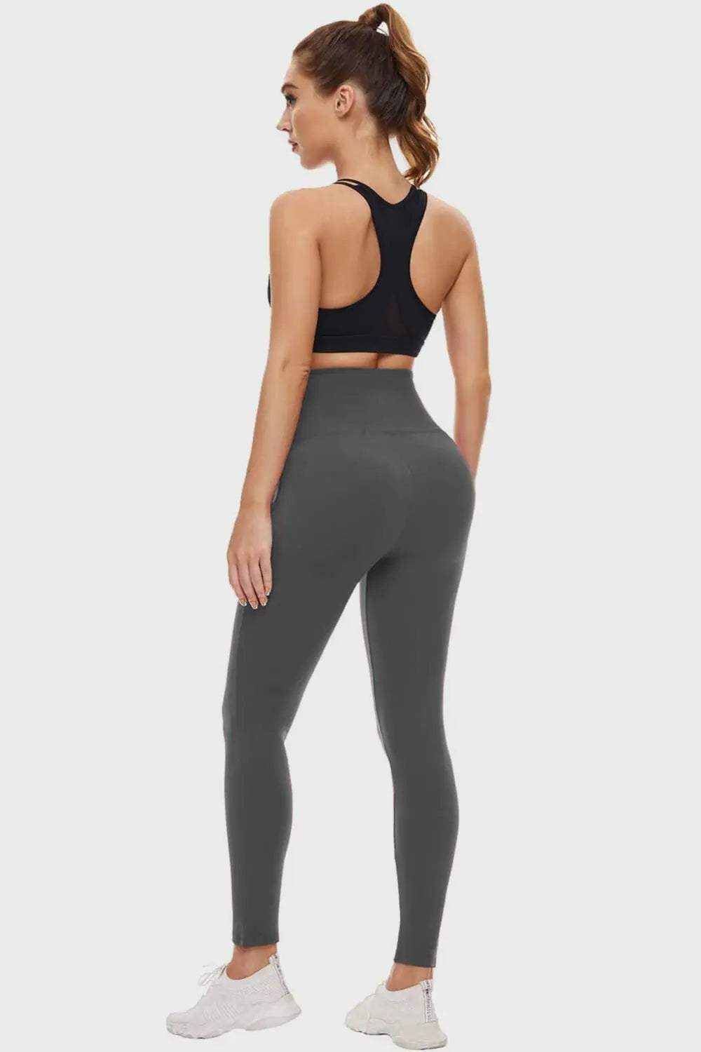 Pocketed High Waist Active Leggings - ThingsWeUseAndLove 