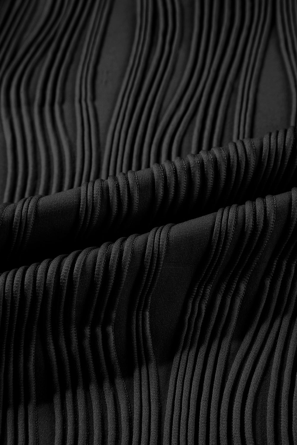 Textured Solid Color Drop Shoulder Pullover Top - ThingsWeUseAndLove 