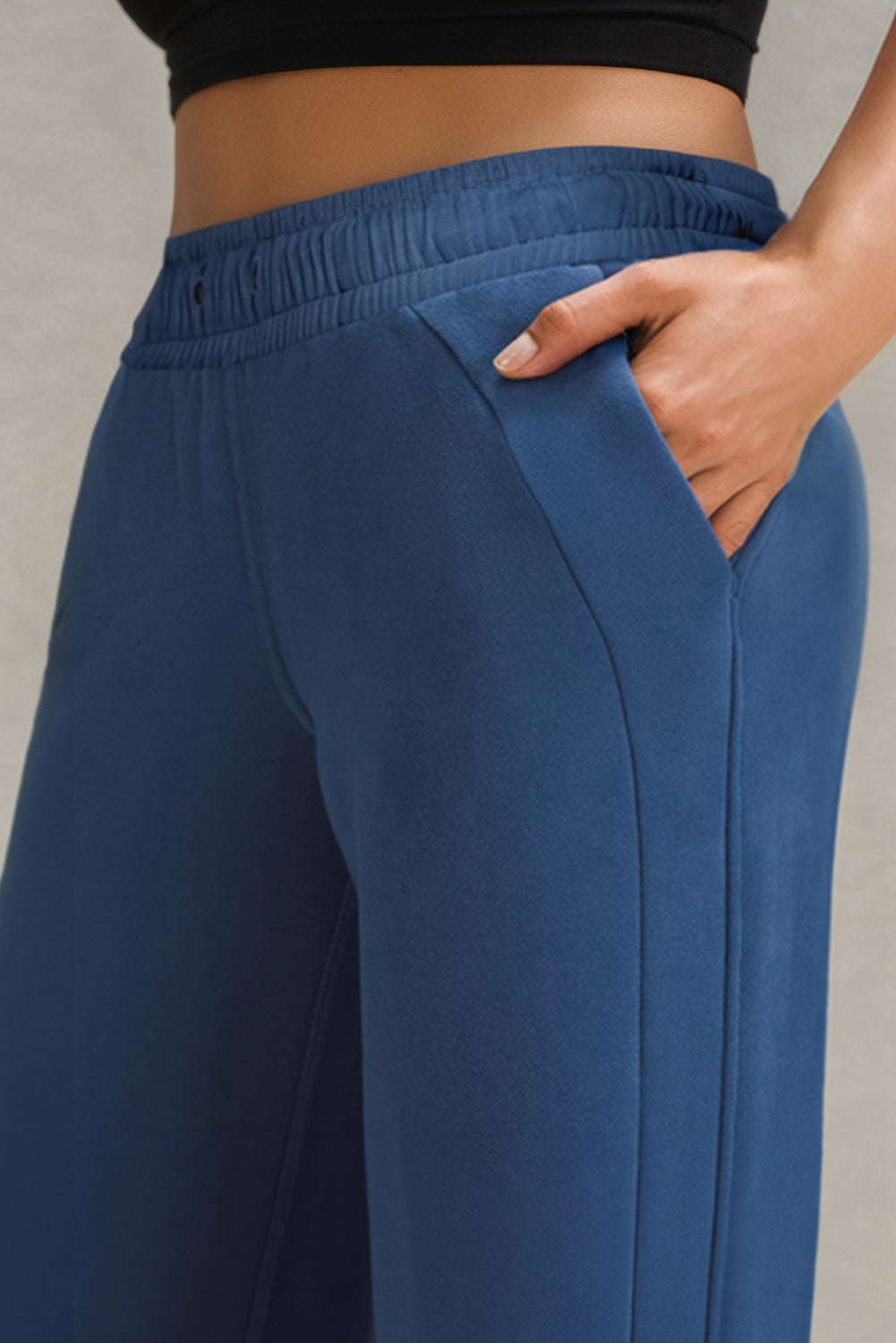 Drawstring Wide Leg Active Pants - ThingsWeUseAndLove 