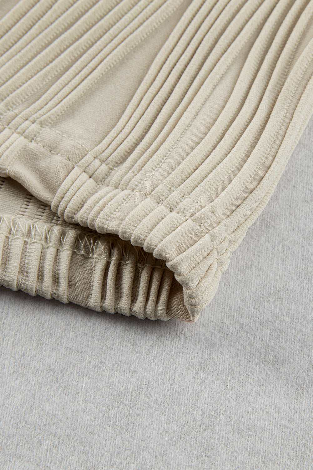 Wavy Textured Cap Sleeve Top - ThingsWeUseAndLove 