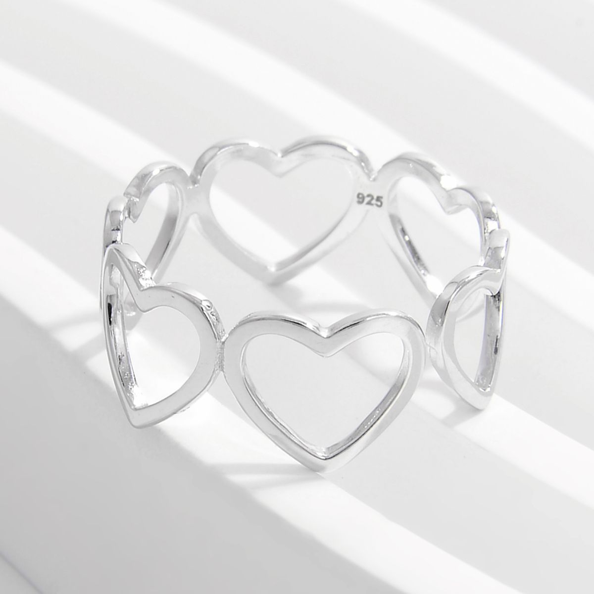 Sterling Silver Heart Ring - ThingsWeUseAndLove 