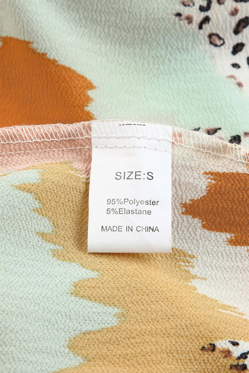 Boho Frill Multicolor Abstract Print Long Sleeve Blouse - ThingsWeUseAndLove 