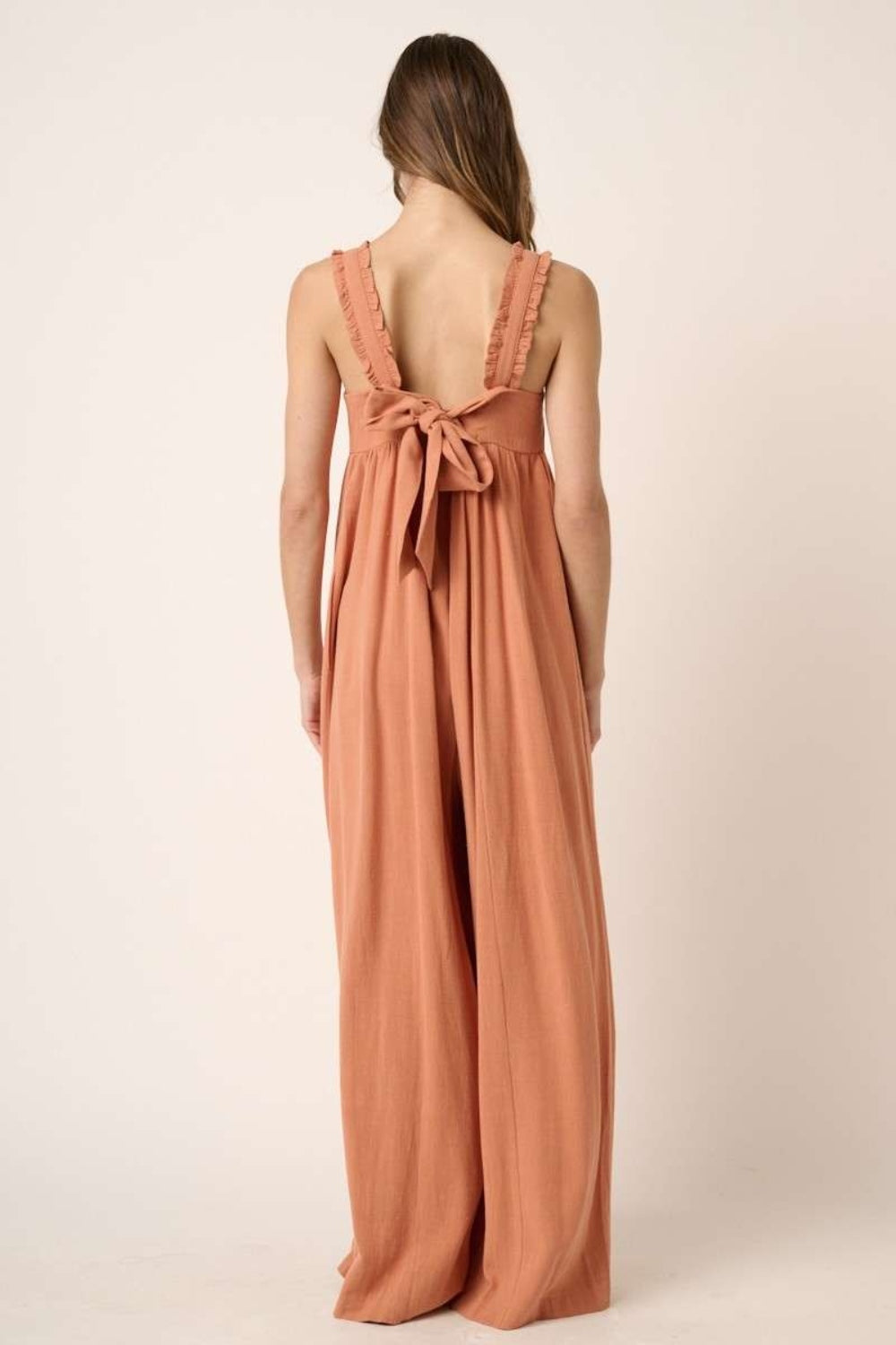 Mittoshop Sleeveless Wide Leg Jumpsuit - ThingsWeUseAndLove 