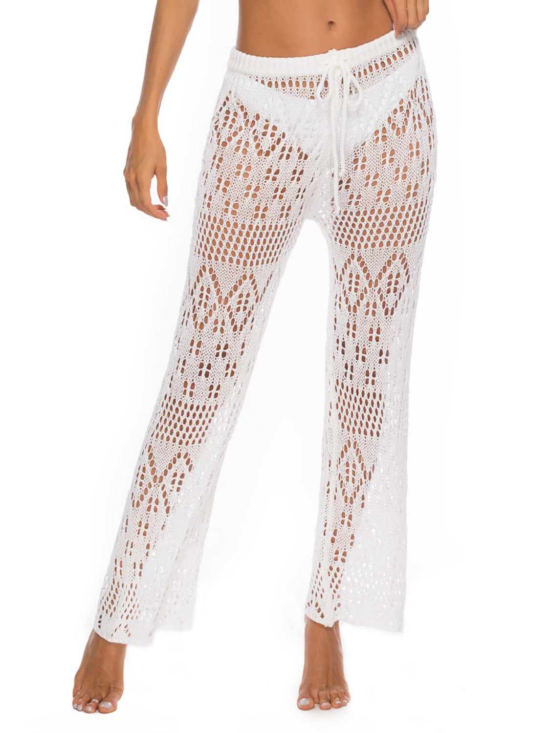 Emmy Cutout Straight Swim Pants - ThingsWeUseAndLove 