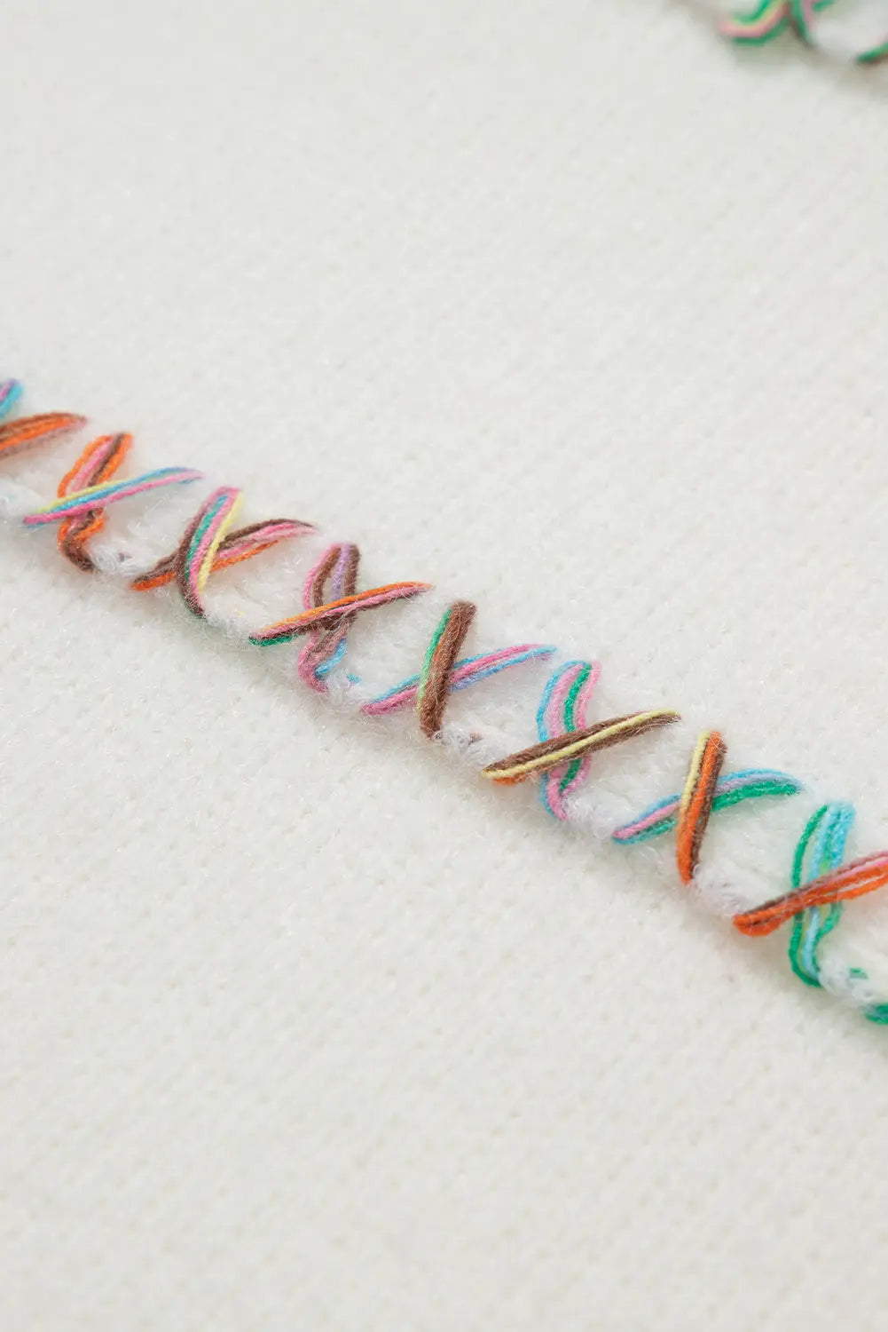 Round Neck Long Sleeve Sweater - ThingsWeUseAndLove 