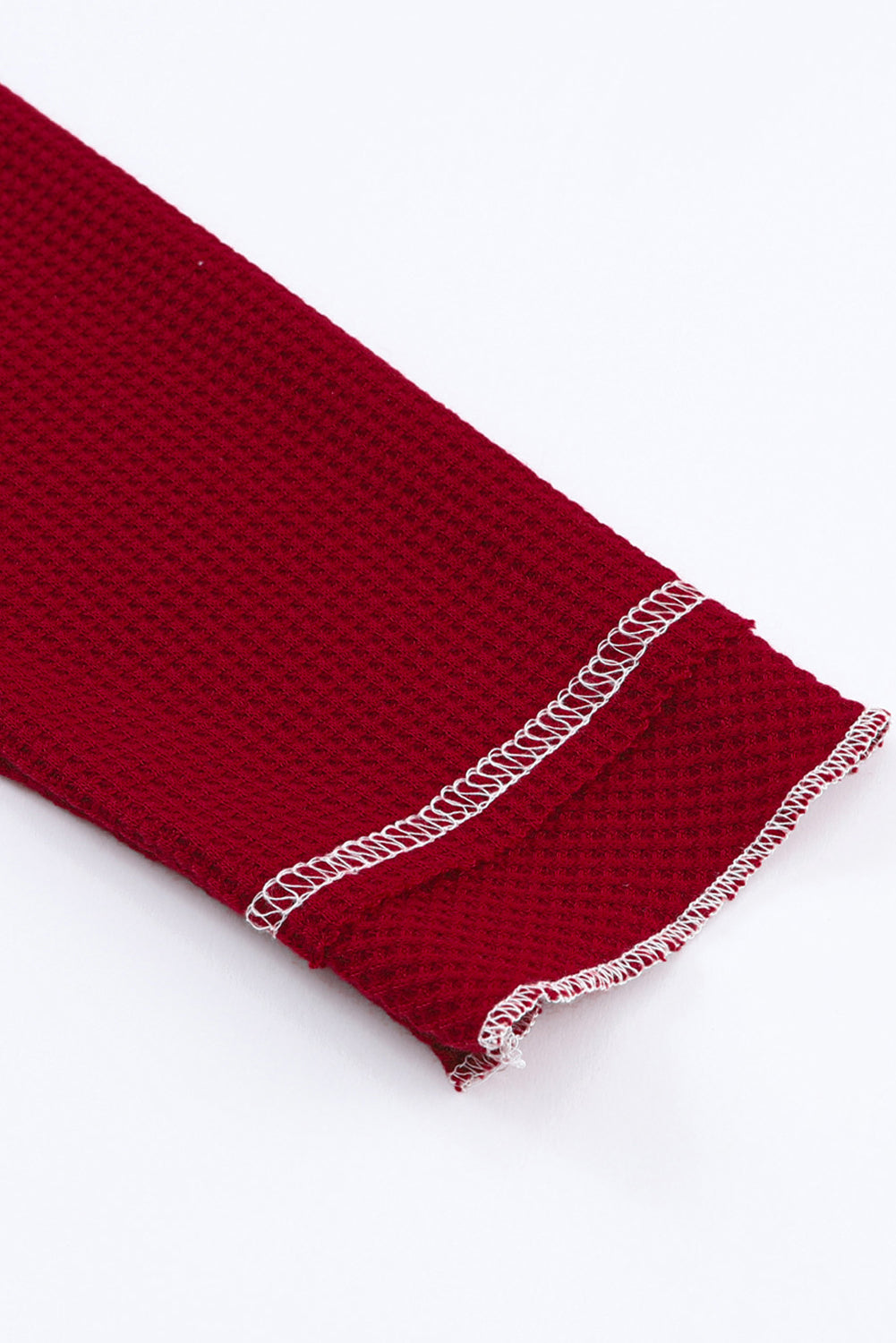 Exposed Seam Textured Pullover Long Sleeve Top - ThingsWeUseAndLove 