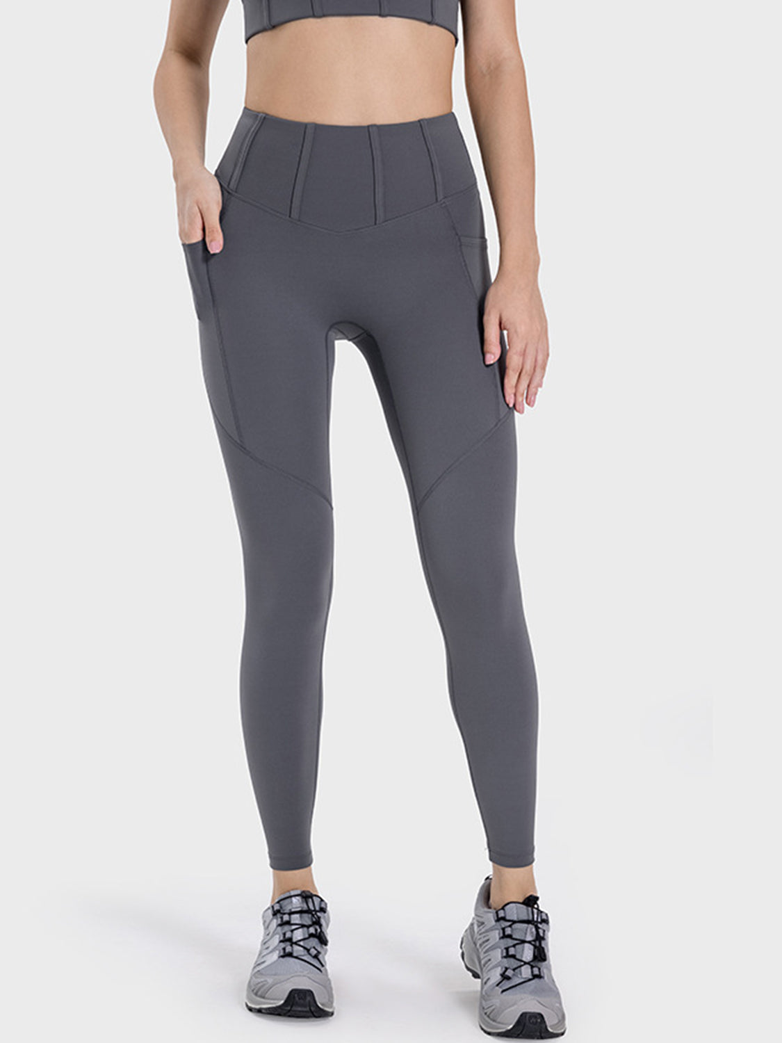 Jill High Waist Pocketed Active Leggings - ThingsWeUseAndLove 