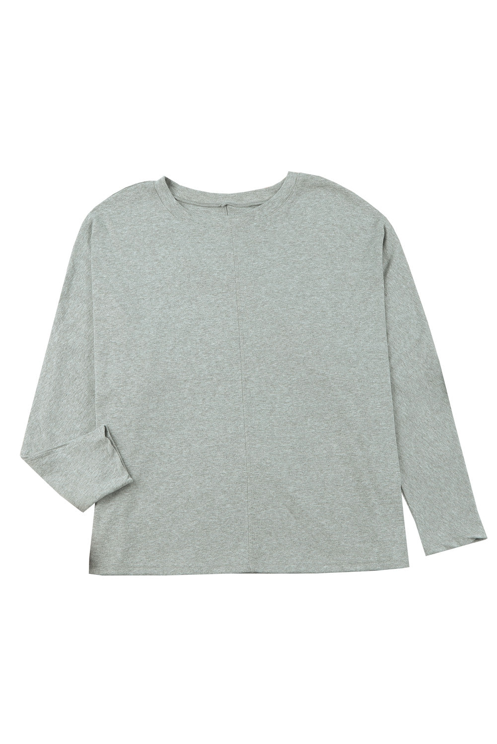 Casual Seam Long Sleeve Top - ThingsWeUseAndLove 