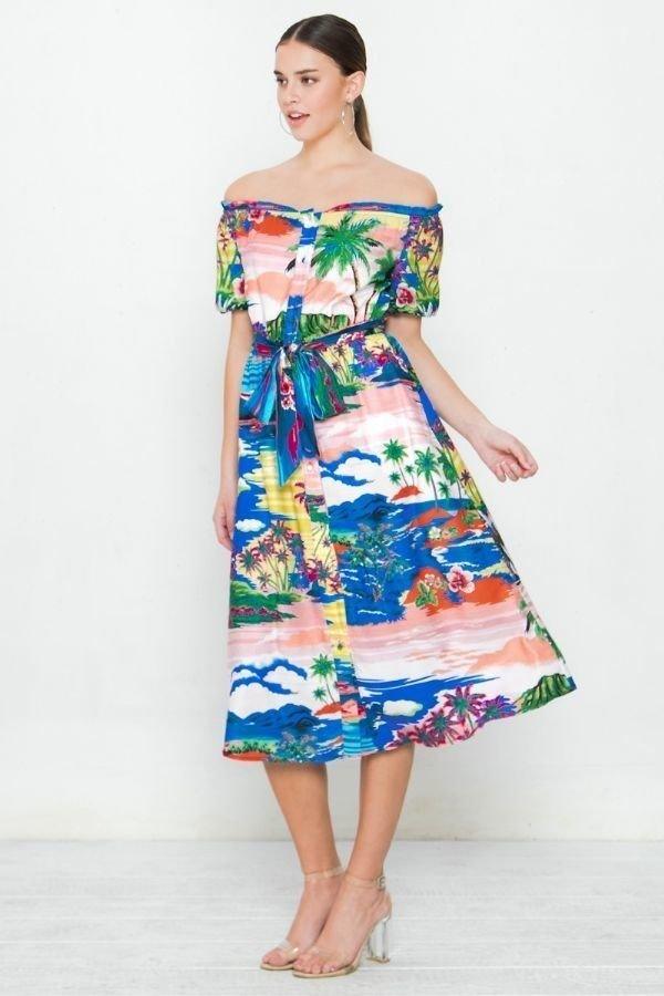 A Printed Woven Dress - ThingsWeUseAndLove 