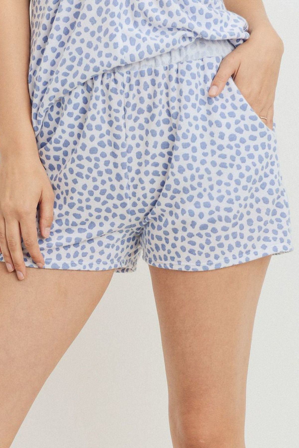 Leopard Printed Terry Short Pants - ThingsWeUseAndLove 