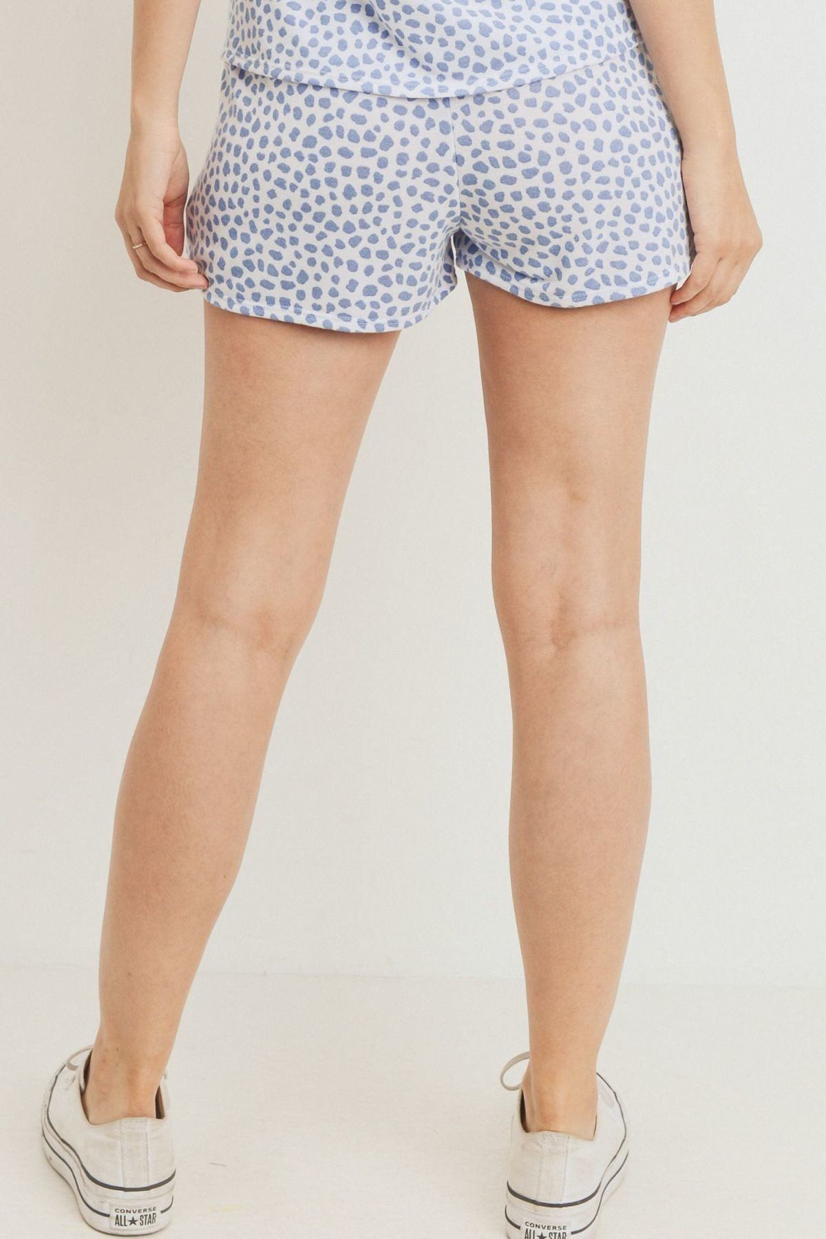 Leopard Printed Terry Short Pants - ThingsWeUseAndLove 