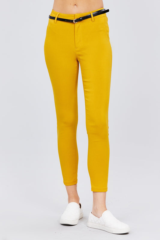 Bengaline Belted Pants - ThingsWeUseAndLove 