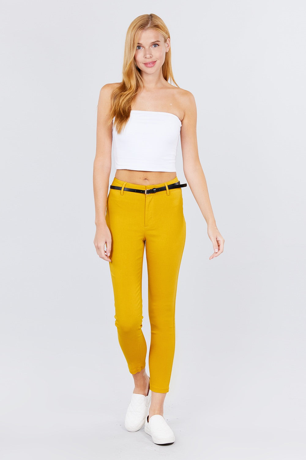 Bengaline Belted Pants - ThingsWeUseAndLove 