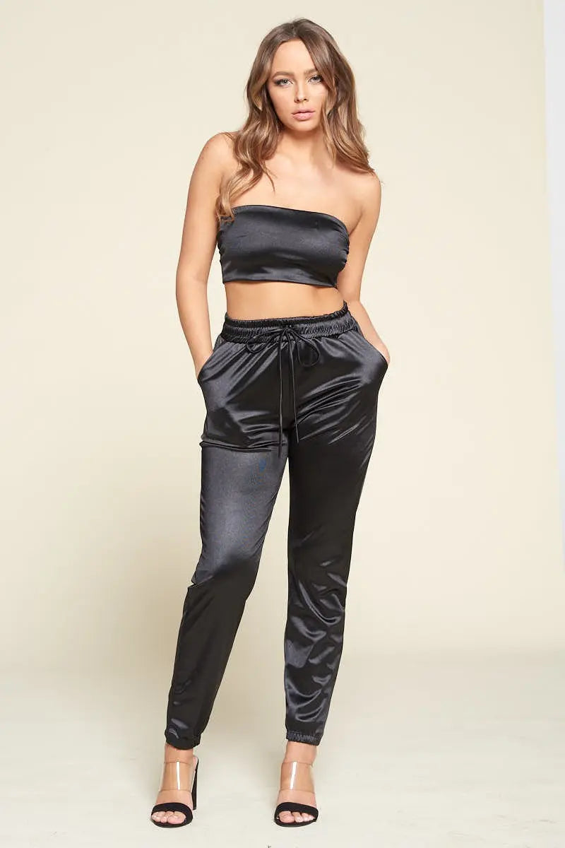 Tube Top Pant Set - ThingsWeUseAndLove 