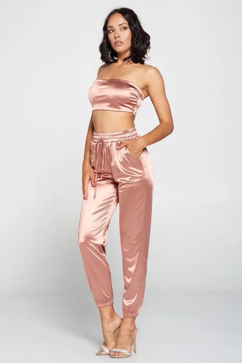 Tube Top Pant Set - ThingsWeUseAndLove 