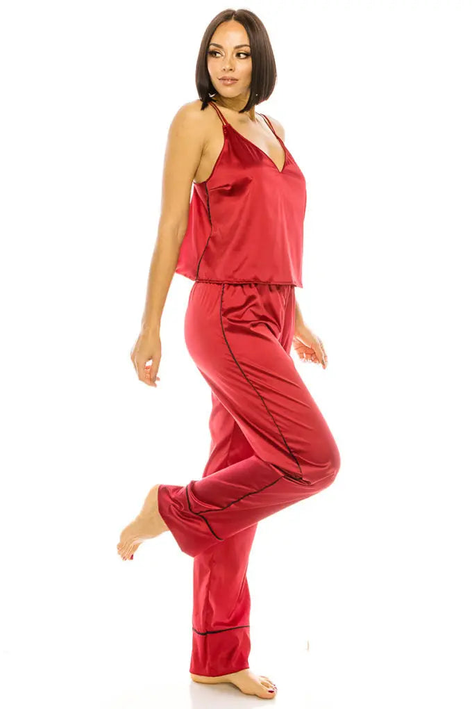 Satin Pj  Set - ThingsWeUseAndLove 