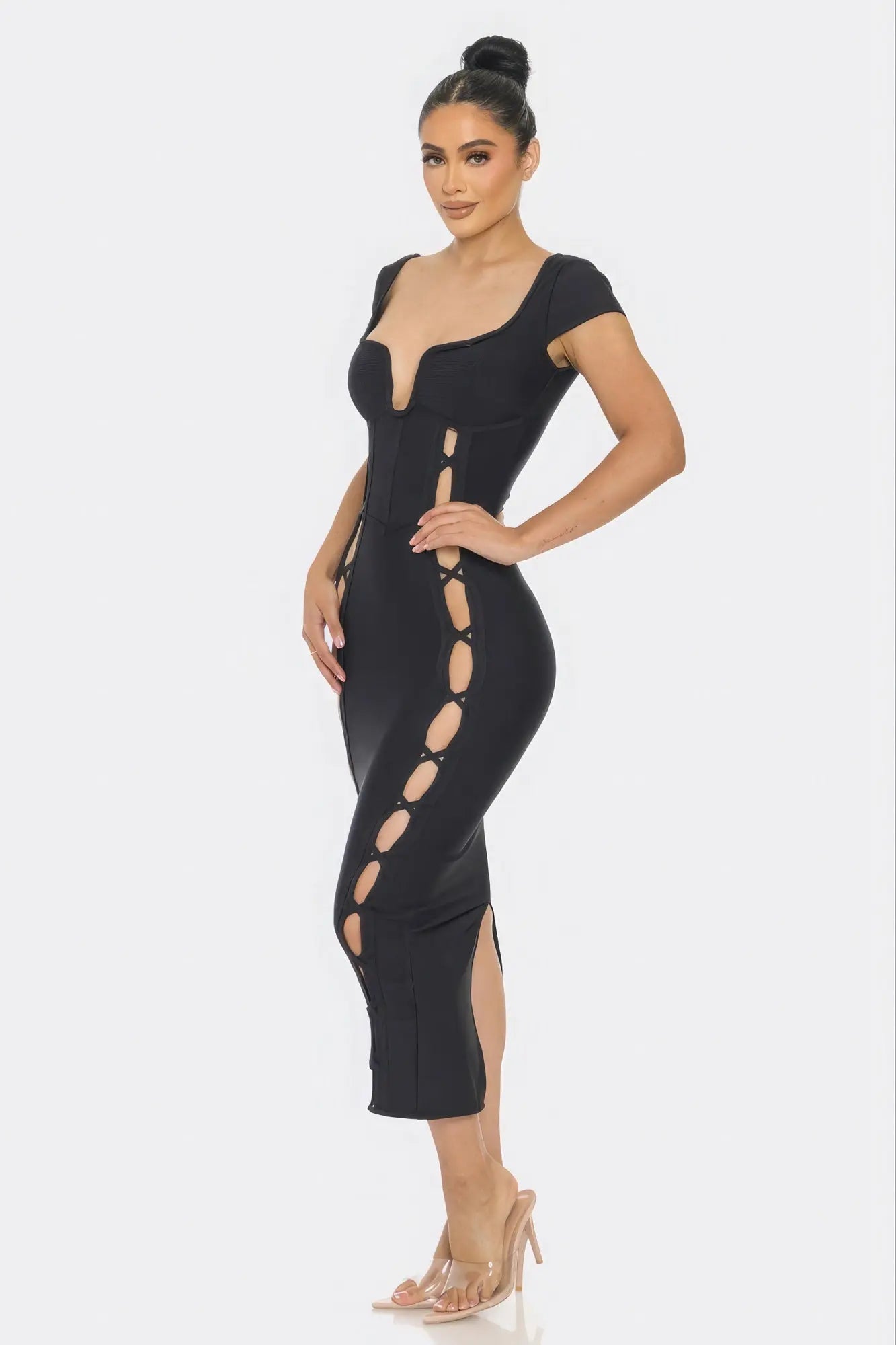 Bandage Midi Dress - ThingsWeUseAndLove 