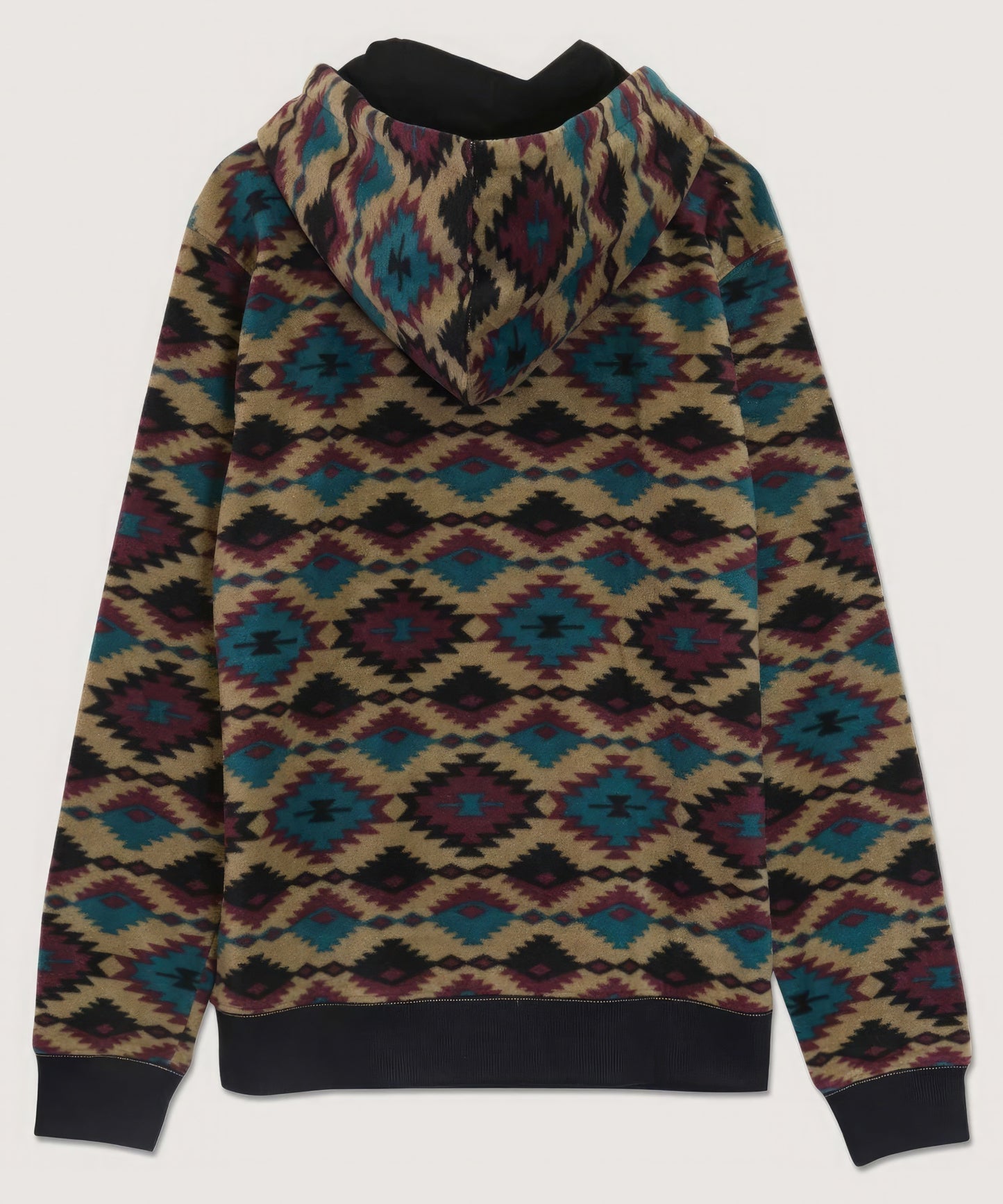 Aztec Diamond Print Hoodie - ThingsWeUseAndLove 