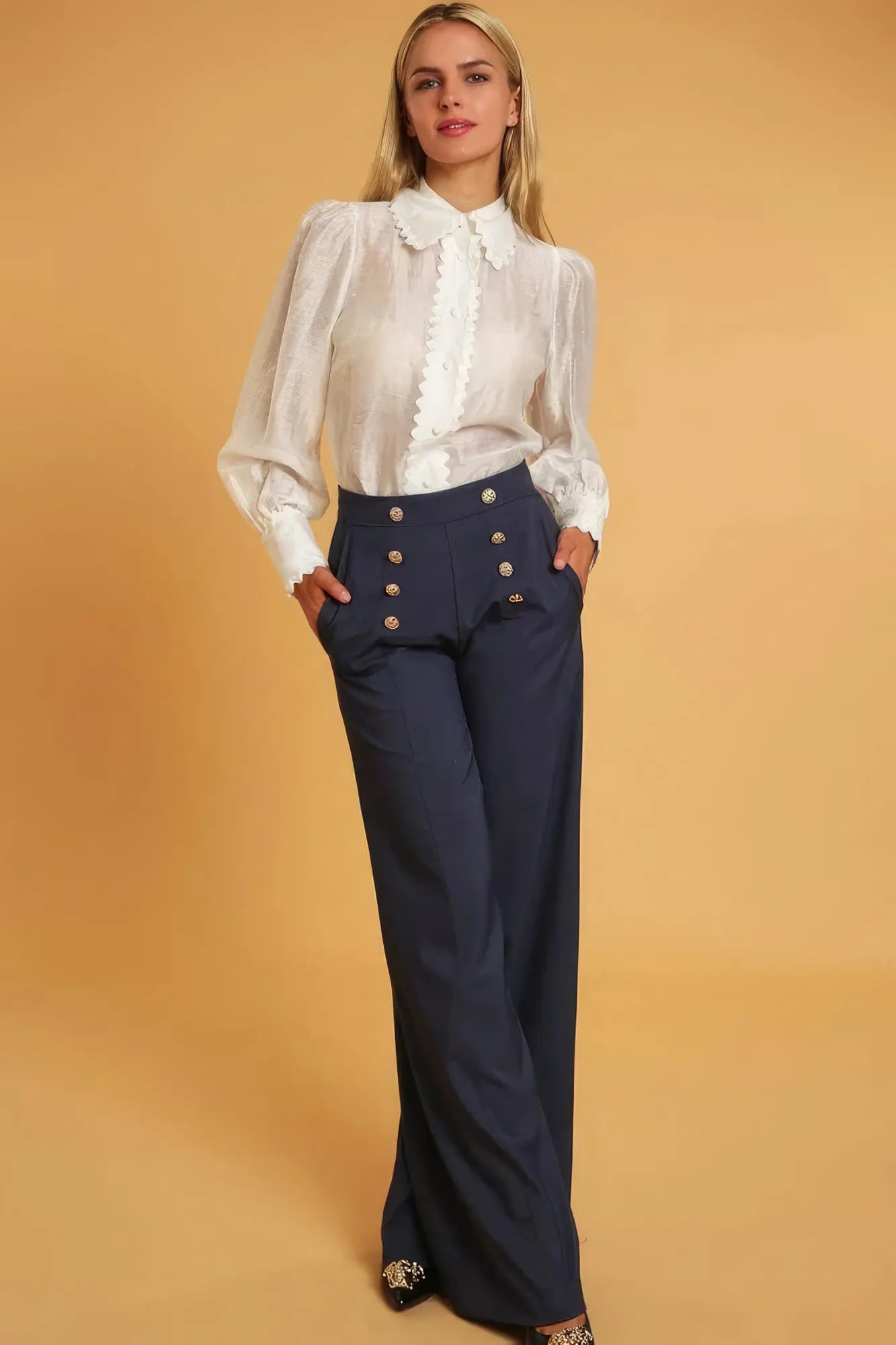 High Waisted Dressy Pants - ThingsWeUseAndLove 