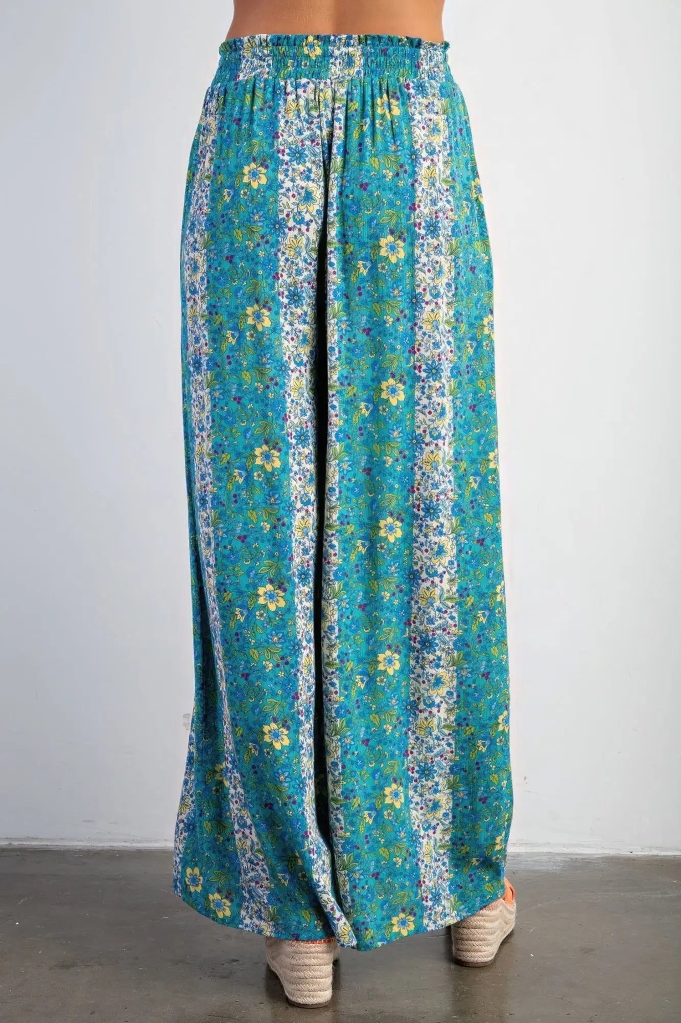 Floral Print Gauze Palazzo Pants - ThingsWeUseAndLove 