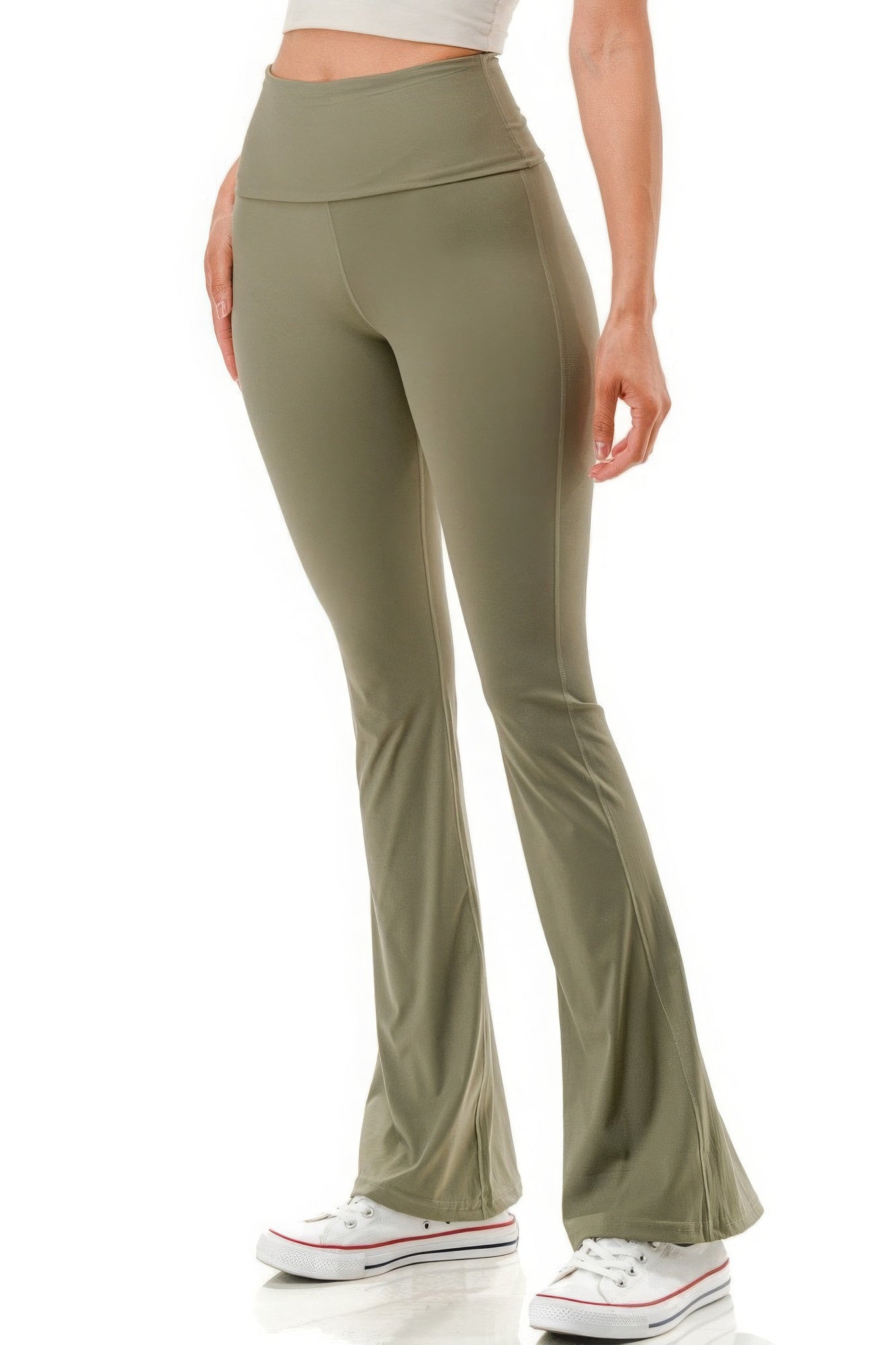 Super High Waist Premium Yoga Flare Pants - ThingsWeUseAndLove 