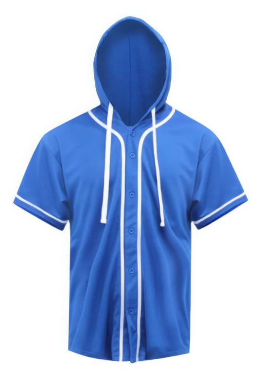 Hooded Baseball Jersey - ThingsWeUseAndLove 