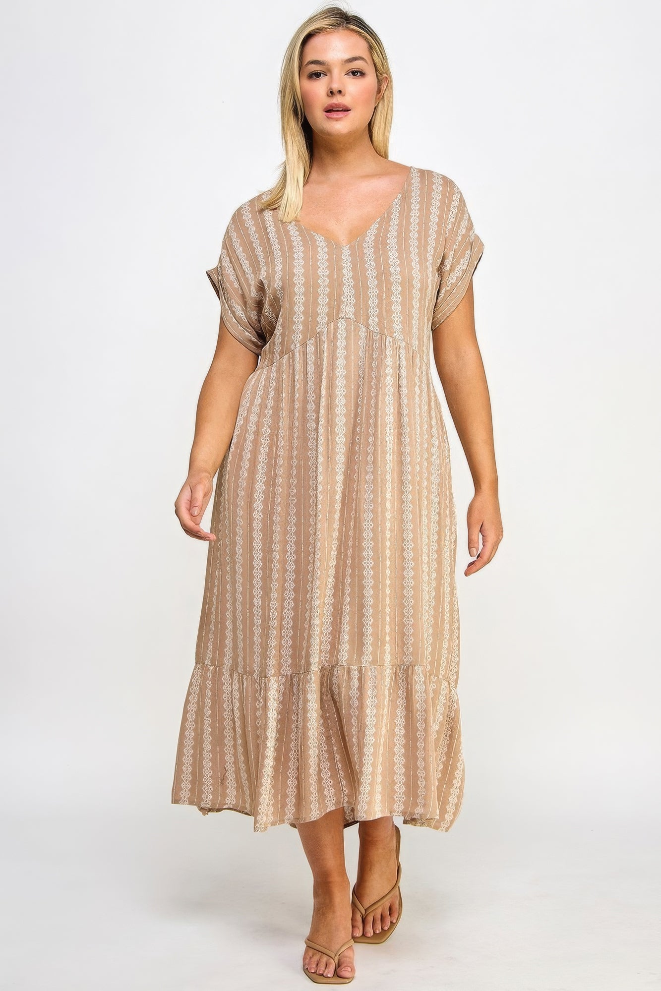 Boho Maxi Dress W/ Slip - ThingsWeUseAndLove 