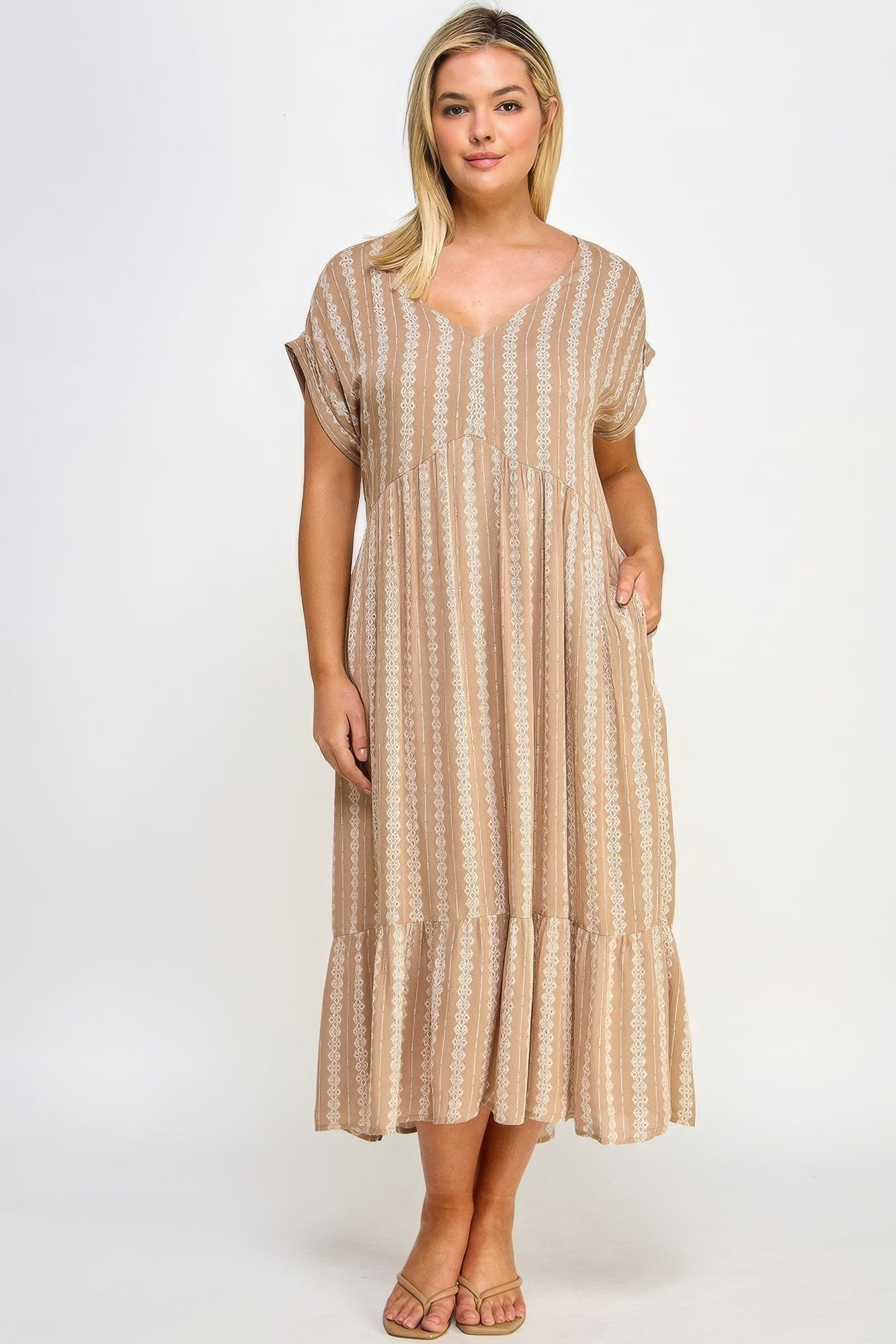 Boho Maxi Dress W/ Slip - ThingsWeUseAndLove 