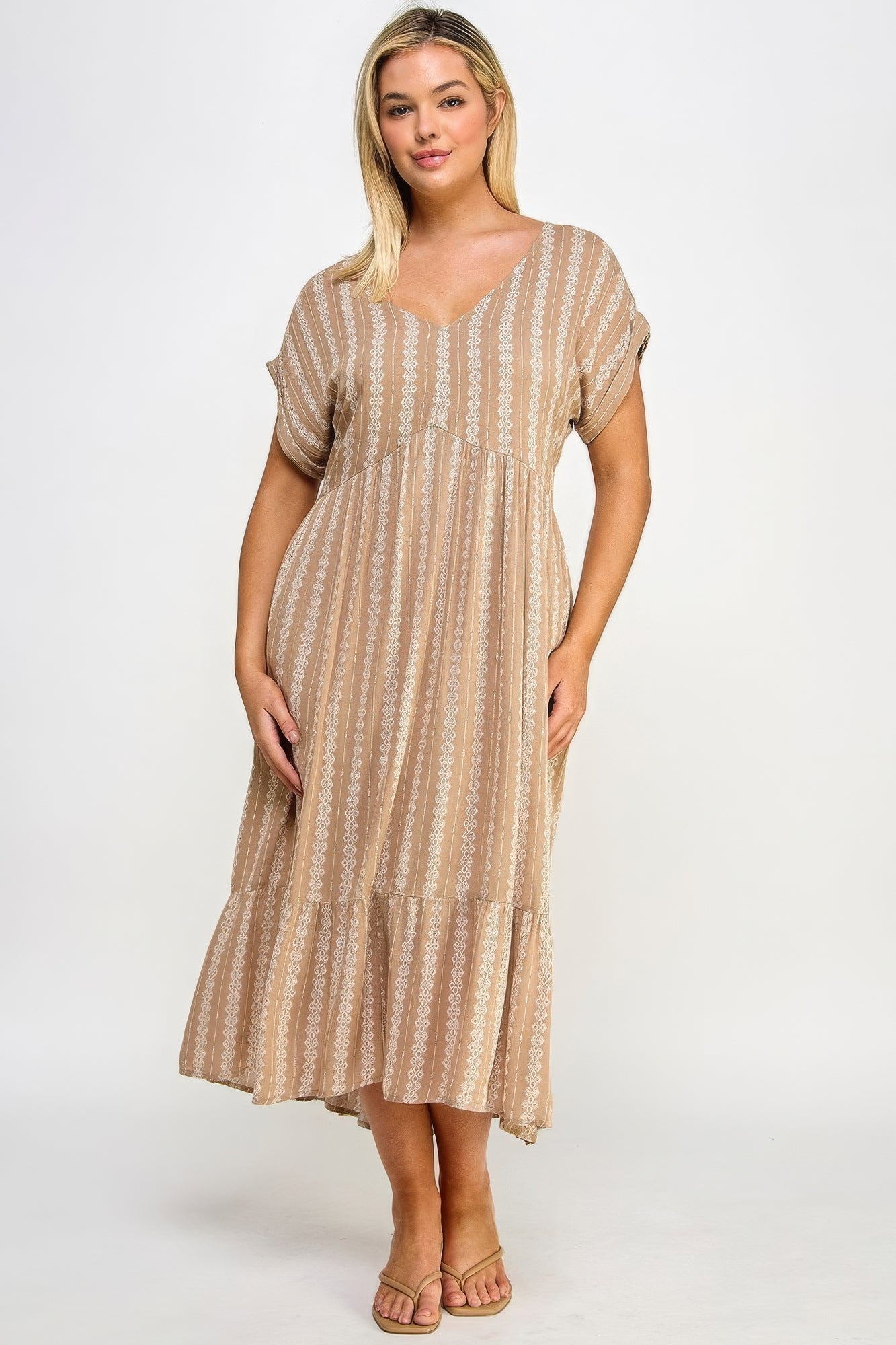 Boho Maxi Dress W/ Slip - ThingsWeUseAndLove 